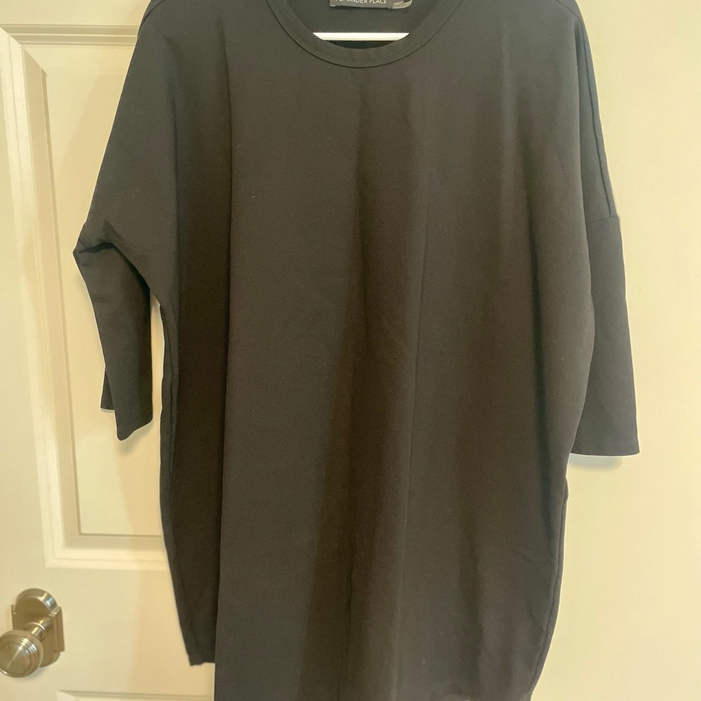 Pomander Place Black Long Sleeve Dress